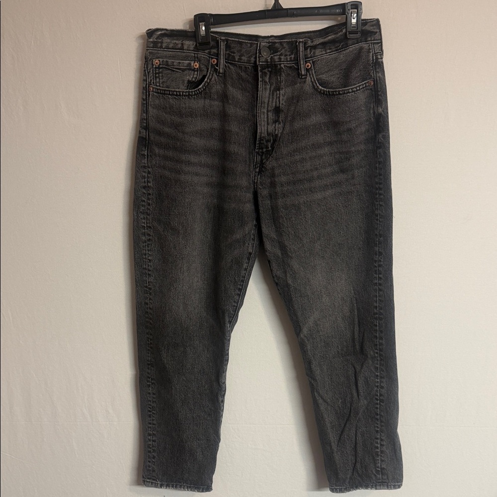 American Eagle Outfitters Men's Dark Gray Relaxed Jeans Size 33X30